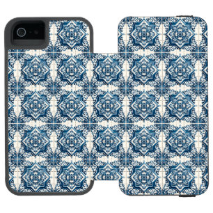 Capa Carteira Incipio Watson™ Para iPhone 5 Azulejos do Mediterrâneo, Portugal, Azulejo, Majol
