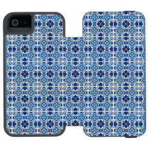Capa Carteira Incipio Watson™ Para iPhone 5 Azulejos do Mediterrâneo, Portugal, Azulejo, Majol