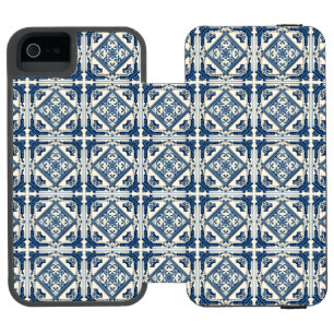 Capa Carteira Incipio Watson™ Para iPhone 5 Azulejos do Mediterrâneo, Portugal, Azulejo, Majol