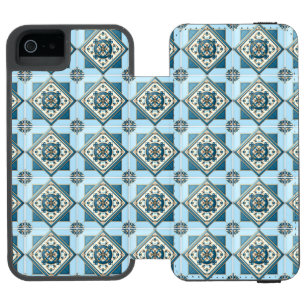 Capa Carteira Incipio Watson™ Para iPhone 5 Azulejos do Mediterrâneo, Portugal, Azulejo, Majol