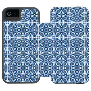 Capa Carteira Incipio Watson™ Para iPhone 5 Azulejos do Mediterrâneo, Portugal, Azulejo, Majol