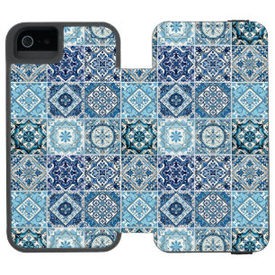 Capa Carteira Incipio Watson™ Para iPhone 5 Azulejos do Mediterrâneo, Portugal, Azulejo, Majol
