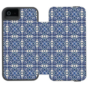 Capa Carteira Incipio Watson™ Para iPhone 5 Azulejos do Mediterrâneo, Portugal, Azulejo, Majol