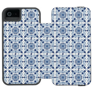 Capa Carteira Incipio Watson™ Para iPhone 5 Azulejos do Mediterrâneo, Portugal, Azulejo, Majol