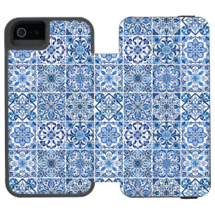 Capa Carteira Incipio Watson™ Para iPhone 5 Azulejos do Mediterrâneo, Português, Azulejo, Majo
