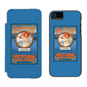 Capa Carteira Incipio Watson™ Para iPhone 5 Balsa da equitação da mulher - Victoria, BC Cana