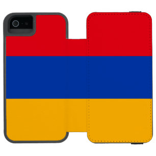 Capa Carteira Incipio Watson™ Para iPhone 5 Bandeira Patriótica da Armênia