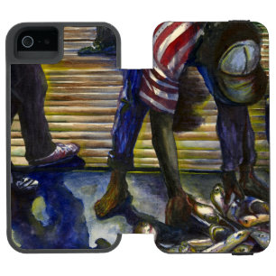 Capa Carteira Incipio Watson™ Para iPhone 5 Bênçãos de Sábado, Harbor Island, Bahamas