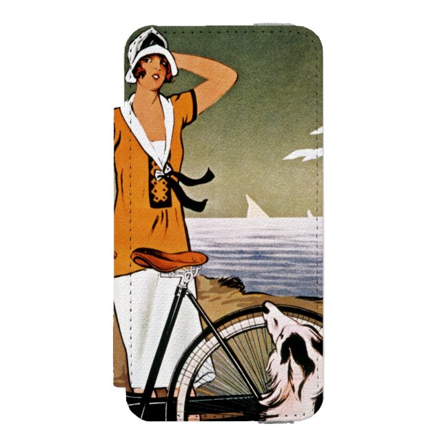 Capa Carteira Para iPhone, Incipio Bicicleta Anúncio, 1925 (Frente do fólio)