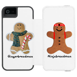 Capa Carteira Incipio Watson™ Para iPhone 5 Biscoito de Ninjabreadman (biscoito)