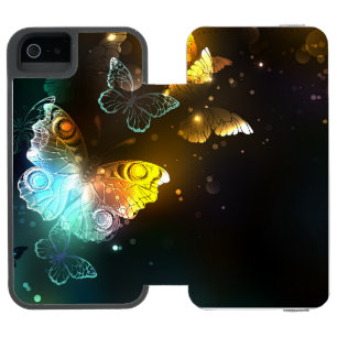 Capa Carteira Incipio Watson™ Para iPhone 5 Borboleta Luminosa e borboletas noturnas