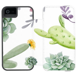 Capa Carteira Incipio Watson™ Para iPhone 5 Cactus Pattern