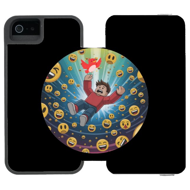 Capa Carteira Para iPhone, Incipio Caia na bolha  (Fólio aberto)