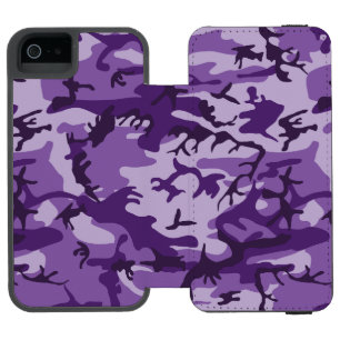 Capa Carteira Incipio Watson™ Para iPhone 5 Camuflagem Roxa, Militares, Exército