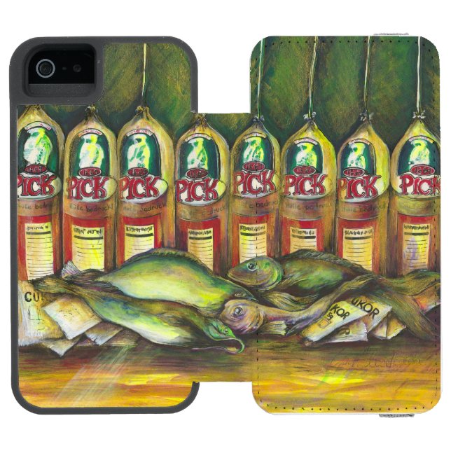 Capa Carteira Para iPhone, Incipio Carne doce (Fólio aberto)