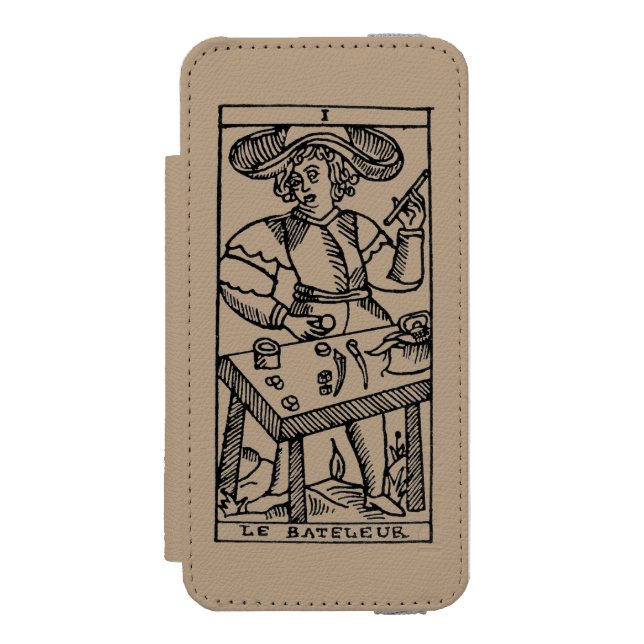 Capa Carteira Para iPhone, Incipio Cartão de Tarot: O Juggler (Frente do fólio)