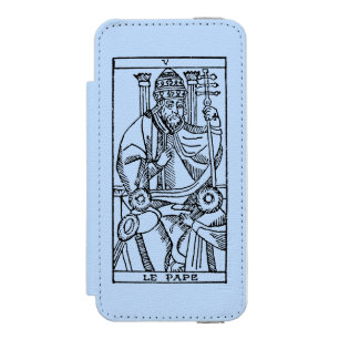 Capa Carteira Incipio Watson™ Para iPhone 5 Cartão de Tarot: O papa