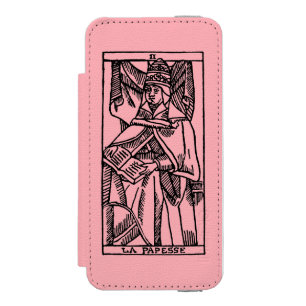 Capa Carteira Incipio Watson™ Para iPhone 5 Cartão de Tarot: O Popess