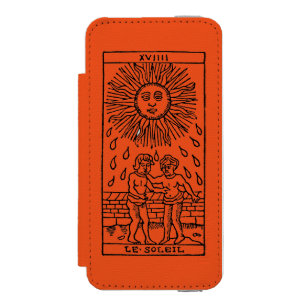 Capa Carteira Incipio Watson™ Para iPhone 5 Cartão de Tarot: The Sun