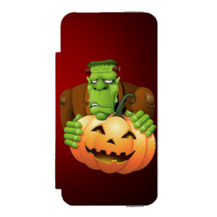 Capa Carteira Incipio Watson™ Para iPhone 5 Cartoon Frankenstein Monster com Pumpkin