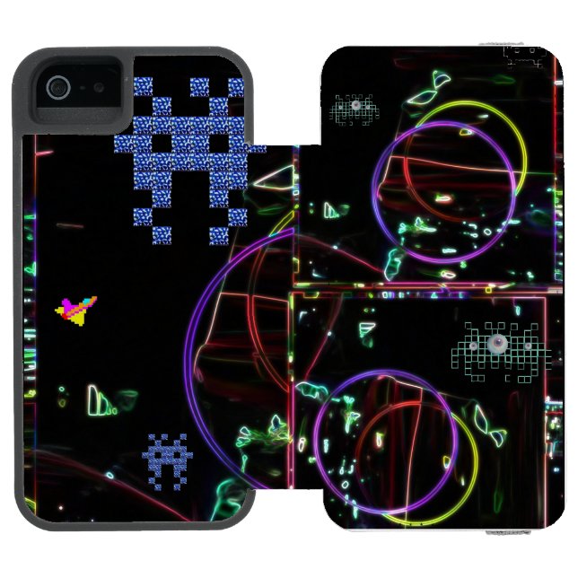 Capa Carteira Para iPhone, Incipio Cascata de Jogos Eletrônicos (Fólio aberto)