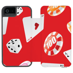 Capa Carteira Incipio Watson™ Para iPhone 5 Casino, padrão de acessórios para jogos 5