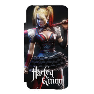 Capa Carteira Incipio Watson™ Para iPhone 5 Cavaleiro de Batman Arkham Harley Quinn com