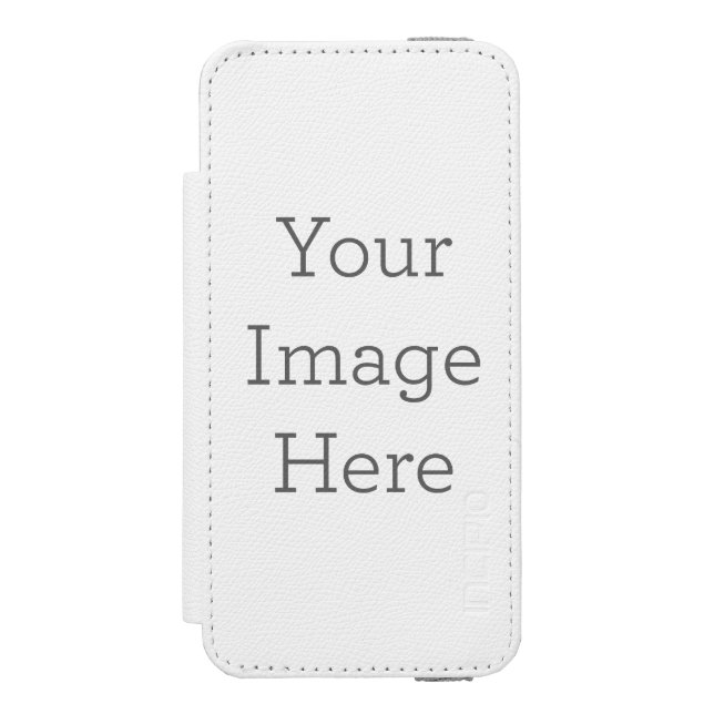 Capa carteira Incipio Watson™, Branco, iPhone SE + iPhone 5/5s , Interior Em branco (Frente do fólio)