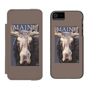 Capa Carteira Incipio Watson™ Para iPhone 5 De MaineMoose fim acima