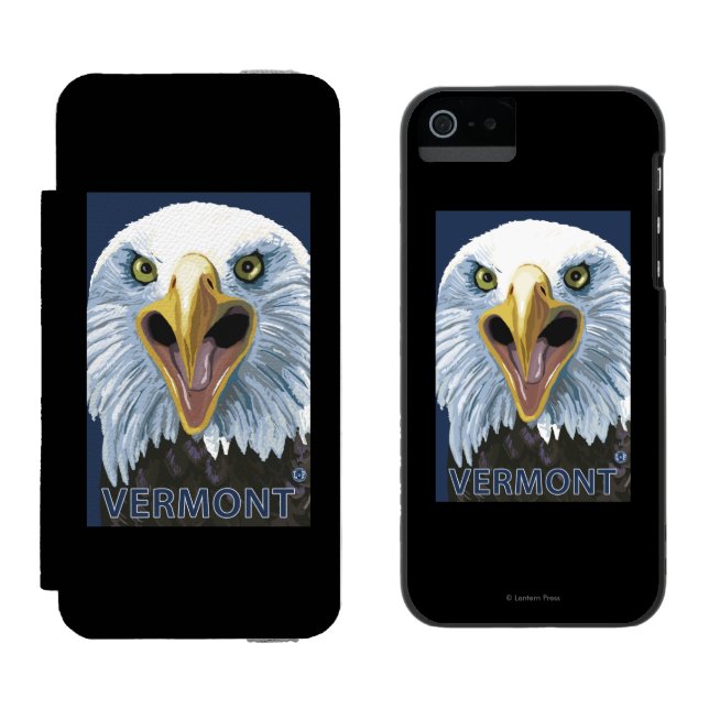 Capa Carteira Para iPhone, Incipio De VermontEagle fim acima (Lado a lado)