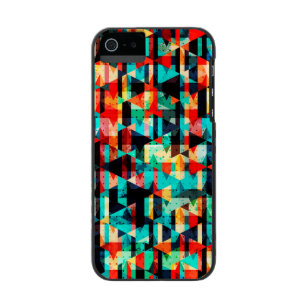 Capa Carteira Incipio Watson™ Para iPhone 5 Design de abstrato brilhante colorido