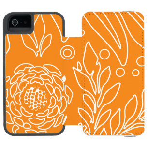 Capa Carteira Incipio Watson™ Para iPhone 5 Design Floral 35