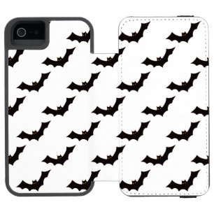 Capa Carteira Incipio Watson™ Para iPhone 5 Dia das Bruxas, Padrão de Morcegos, Doce ou Traves