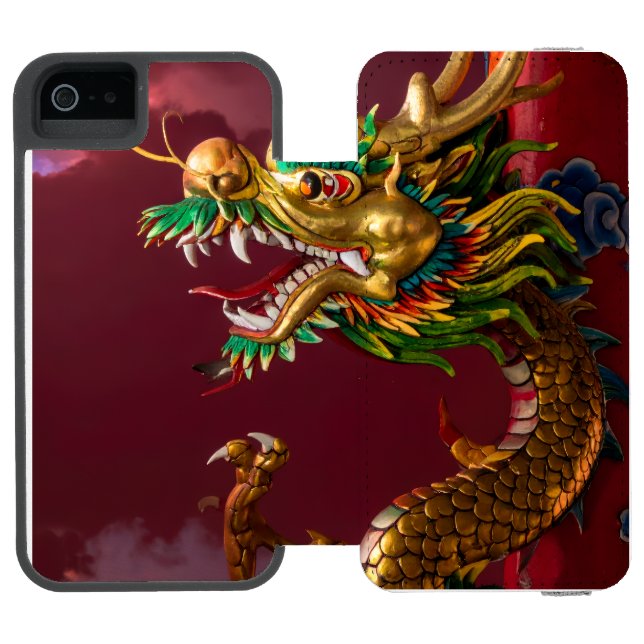 Capa Carteira Para iPhone, Incipio dragão chinês (Fólio aberto)
