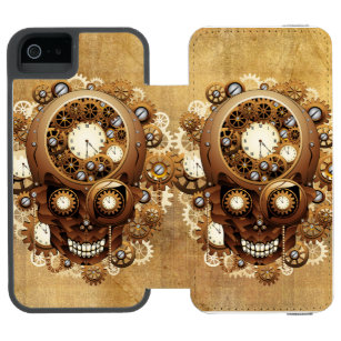 Capa Carteira Incipio Watson™ Para iPhone 5 Estilo Gótico do Caveira Steampunk