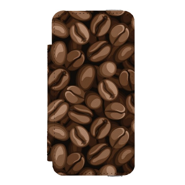 Capa Carteira Para iPhone, Incipio Feijões de café (Frente do fólio)