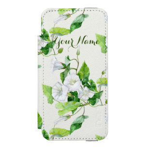 Capa Carteira Incipio Watson™ Para iPhone 5 Flor de trepadeira branca  