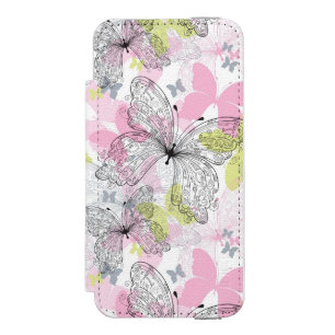 Capa Carteira Incipio Watson™ Para iPhone 5 Fundo com borboleta