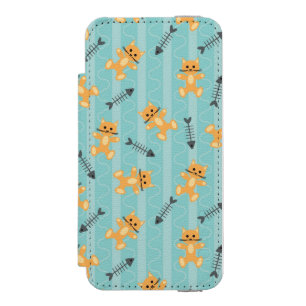 Capa Carteira Incipio Watson™ Para iPhone 5 fundo com gatos