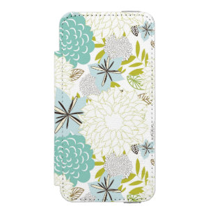 Capa Carteira Incipio Watson™ Para iPhone 5 Fundo floral