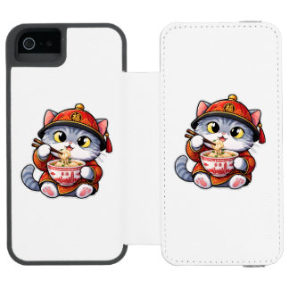 Capa Carteira Incipio Watson™ Para iPhone 5 Gato Japonês Traz Memórias de Casa