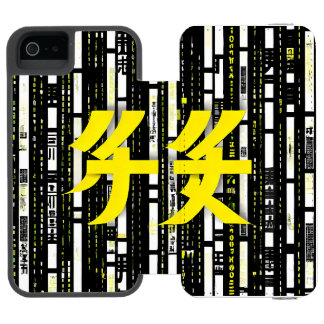 Capa Carteira Incipio Watson™ Para iPhone 5 Glossy Pink Donut with Dark Sprinkles