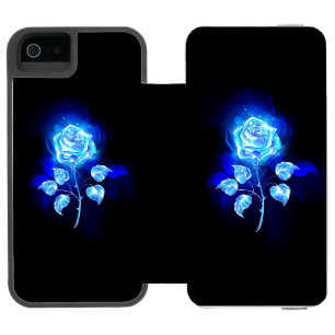Capa Carteira Incipio Watson™ Para iPhone 5 Gravação de Rosa Azul