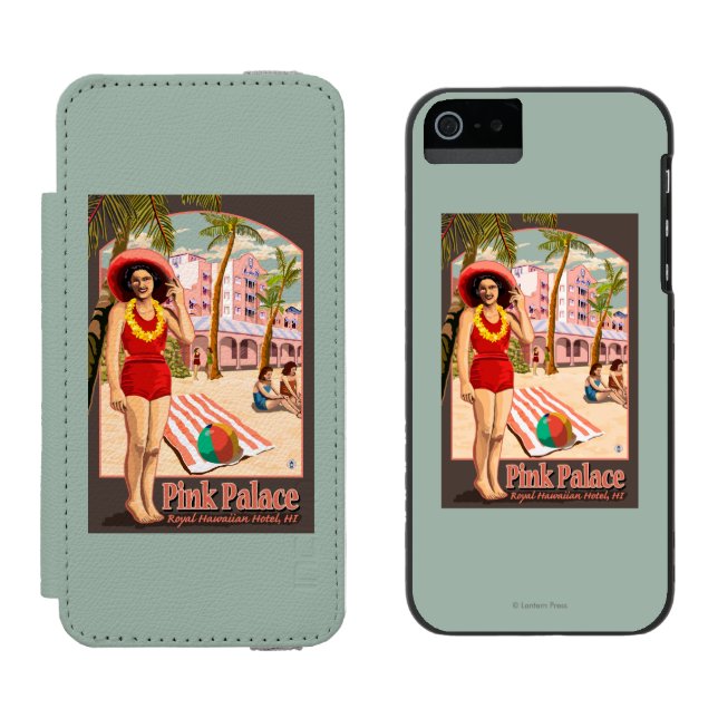 Capa Carteira Para iPhone, Incipio Hotel havaiano real em Havaí (Lado a lado)