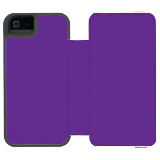 Capa Carteira Incipio Watson™ Para iPhone 5 imagem exibe uma tonalidade sólida, profunda e ví
