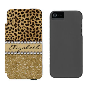 Capa Carteira Incipio Watson™ Para iPhone 5 IMPRESSÃO da FOTO do cristal de rocha do brilho d