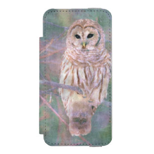 Capa Carteira Incipio Watson™ Para iPhone 5 Impressão Digital de Pastel de Coruja Barred