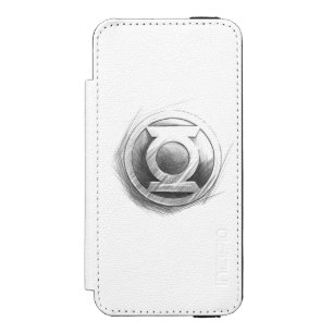 Capa Carteira Incipio Watson™ Para iPhone 5 Insígnias verdes da lanterna