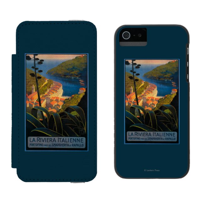 Capa Carteira Para iPhone, Incipio La Riviera Italienne (Lado a lado)