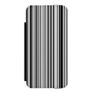 Capa Carteira Incipio Watson™ Para iPhone 5 Linhas preto e branco